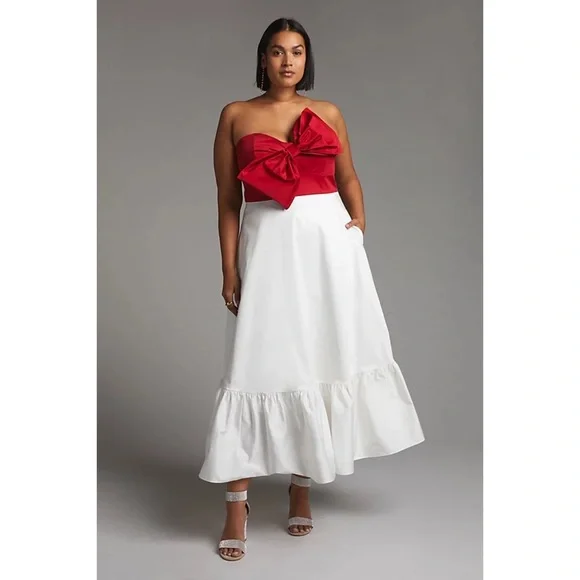 Anthropologie | Dresses | Sale Anthropologie Hutch Bowtie Maxi Dress |  Poshmark
